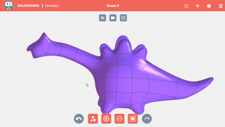 How to draw a dinosaur in 3D