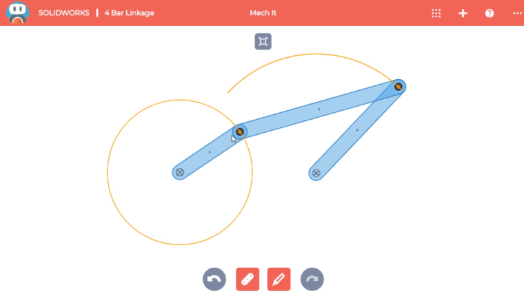 SOLIDWORKS Apps for Kids How-To: 4 Bar Linkage