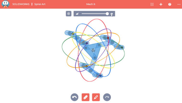 SOLIDWORKS Apps for Kids How-To: Spiral Art