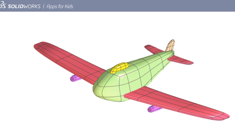 SOLIDWORKS Apps for Kids How-To: Shape an Airplane