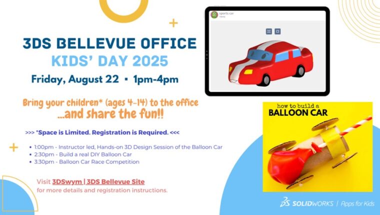 Revving Up Creativity: Kids’ Day 2025 at 3DS Seattle/Bellevue