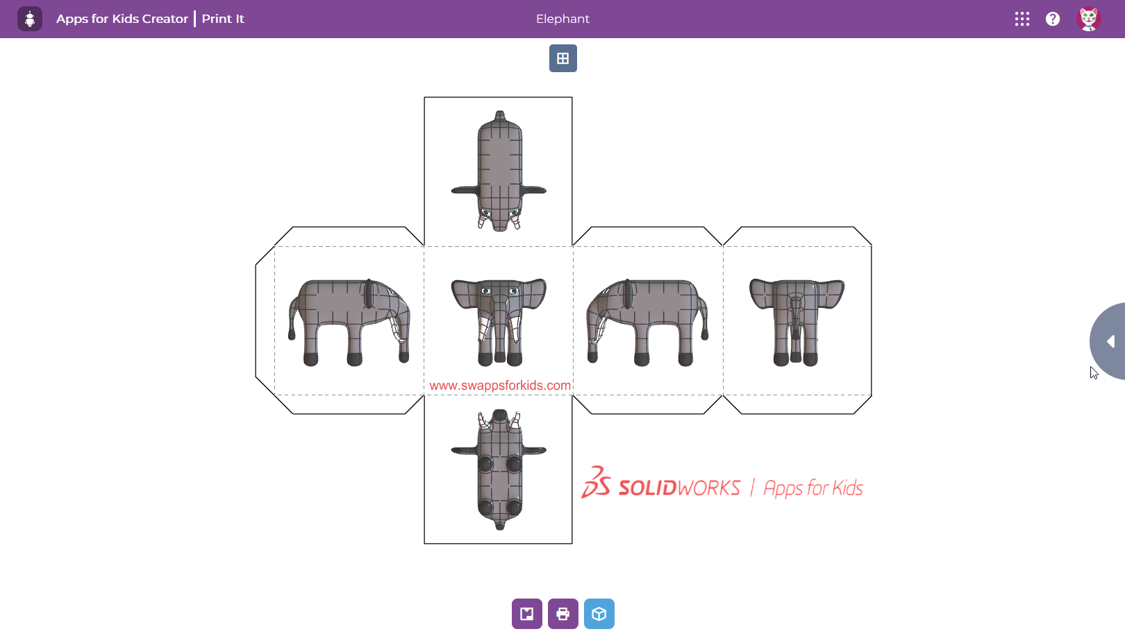 paper cube activity